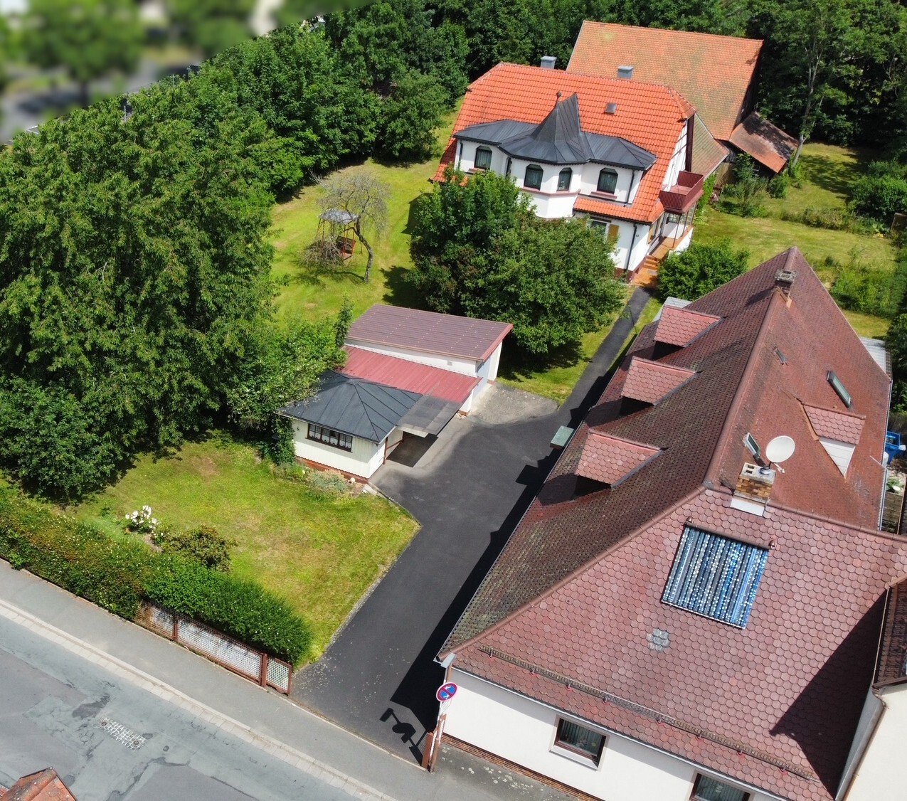 Drausicht Gesamtensemble süden